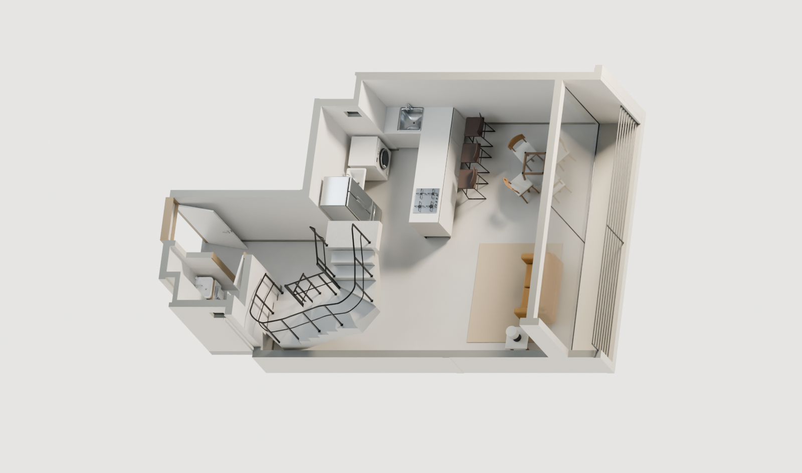 Dúplex en venta en Punta Negra - 66.12 m², 2 dormitorios