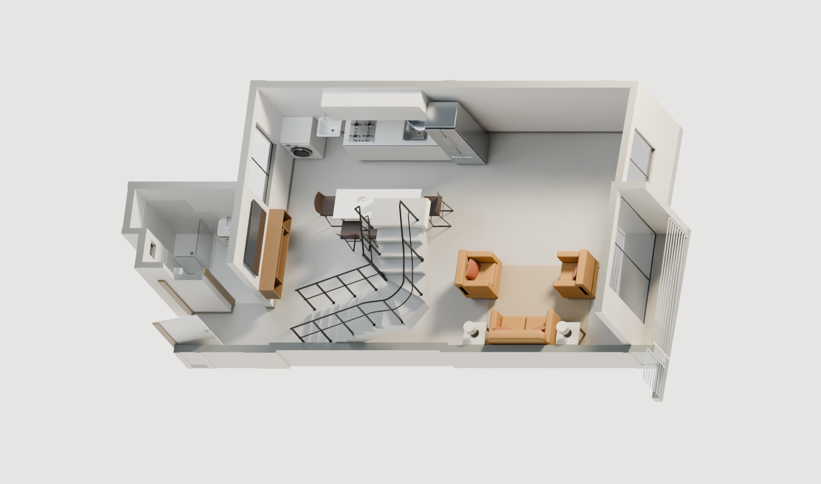 Dúplex en venta en Punta Negra - 72.86 m², 2 dormitorios