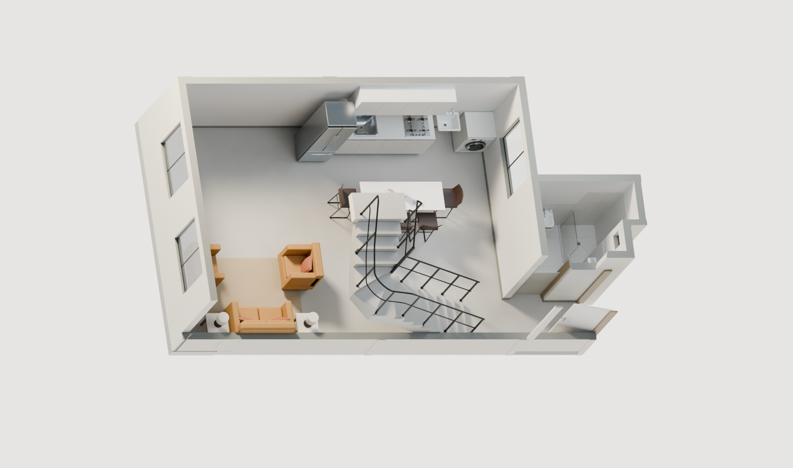 Dúplex en venta en Punta Negra - 68.3 m², 2 dormitorios